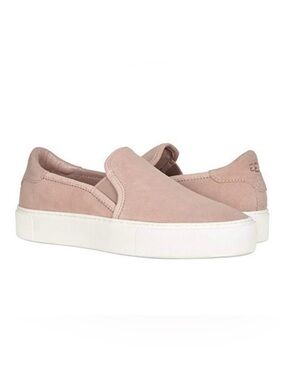 * New UGG Slip-On Jass Platform Sneakers in Dusty Pink  SZ 10 *